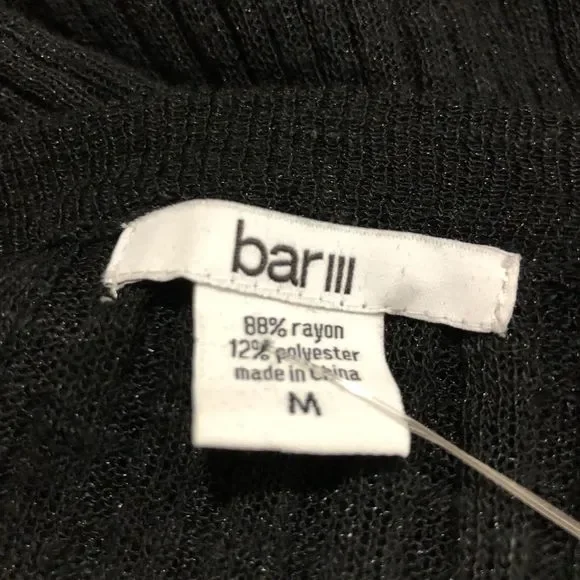 Bar III Ribbed Drawstring sweater - Picture 3 of 4